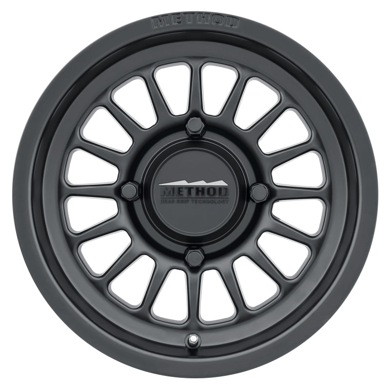 Method MR411 Bead Grip 15x7 / 4+3/13mm Offset / 4x156 / 132mm CB Matte Black Wheel - Racecraft Industries