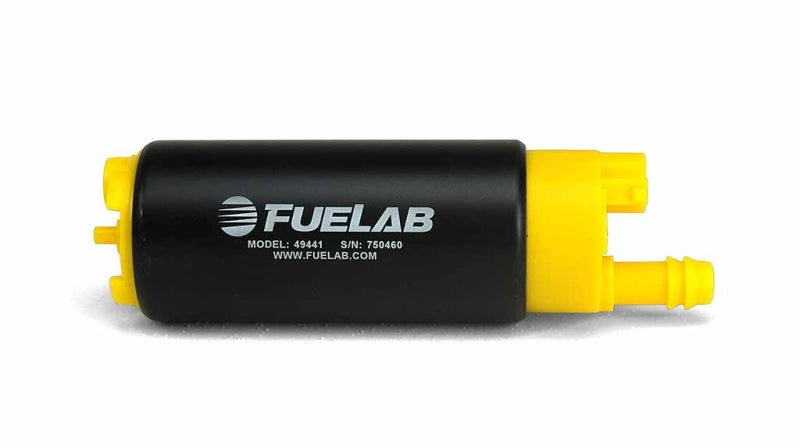Fuelab 494 High Output In-Tank Electric Fuel Pump - 340 LPH In Offset From Out - Racecraft Industries