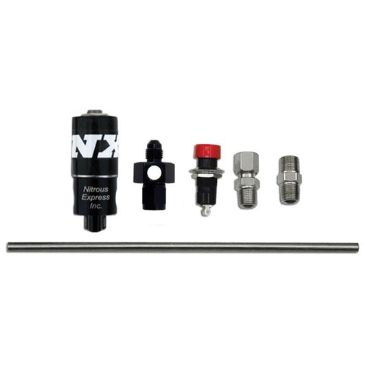 Nitrous Express Nitrous Purge Valve (6AN Manifold Push Button and Vent Tube) - Racecraft Industries