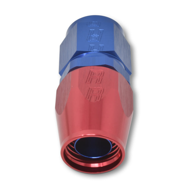 Russell Performance -6 AN Red/Blue Straight Full Flow Hose End - Racecraft Industries