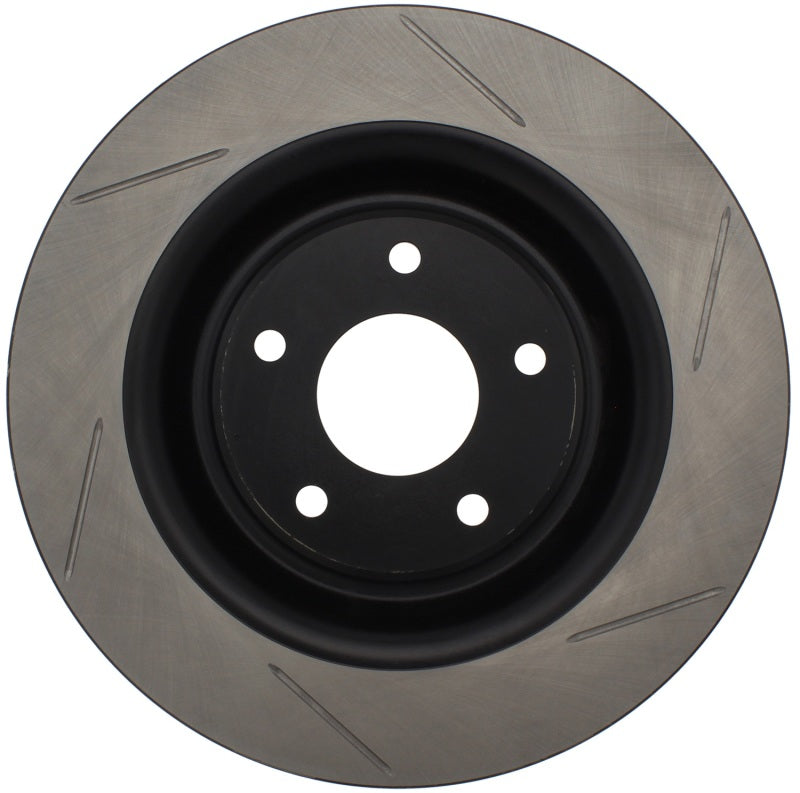 StopTech Power Slot 06-10 Chevrolet Corvette Front Left Slotted Rotor - Racecraft Industries