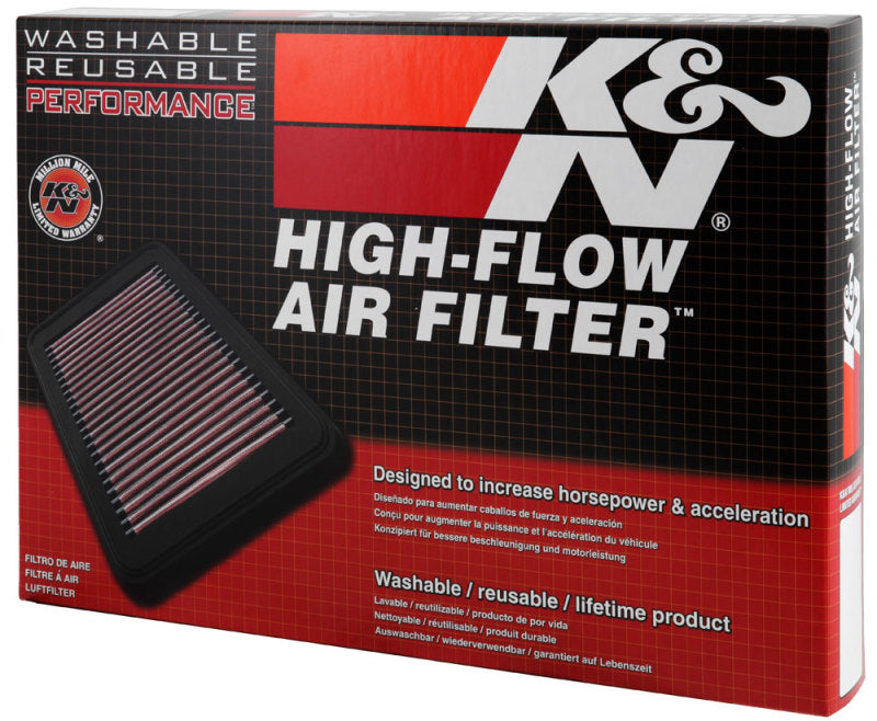 K&N Custom Oval Air Filter 7.75in OW X 14.625in OL x 2in H - Racecraft Industries