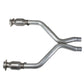 BBK 11-14 Mustang 3.7 V6 Short Mid X Pipe With Catalytic Converters 2-1/2 For BBK Long Tube Headers - Racecraft Industries