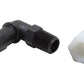 K&N Air Filter Vent Kit - White - 90 Degree Plastic 0.50in Flange 1.75in H 1.75in L - Racecraft Industries