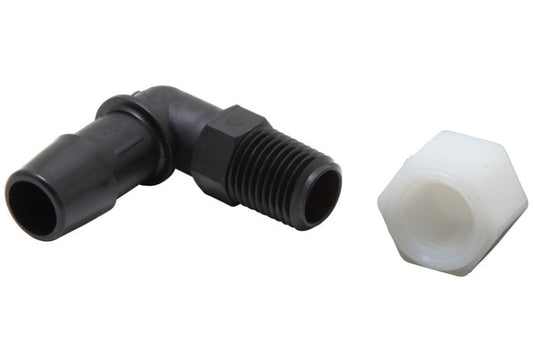 K&N Air Filter Vent Kit - White - 90 Degree Plastic 0.50in Flange 1.75in H 1.75in L - Racecraft Industries