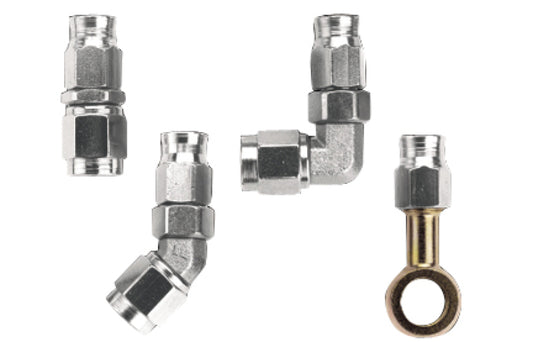 Fragola -10AN Race-Rite Crimp-On Hose End Straight - Racecraft Industries