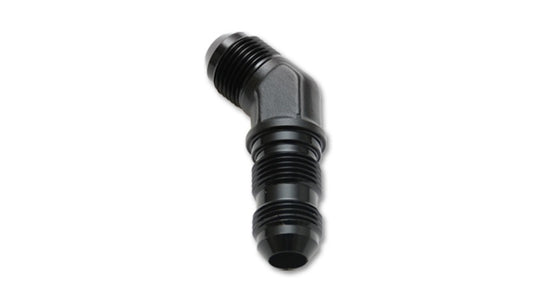Vibrant -8AN Bulkhead Adapter 45 Degree Elbow Fitting - Anodized Black Only - Racecraft Industries