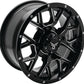 QuadBoss Barbwire 14X7 - 5+2 - 4/137 - Black Machined - Racecraft Industries