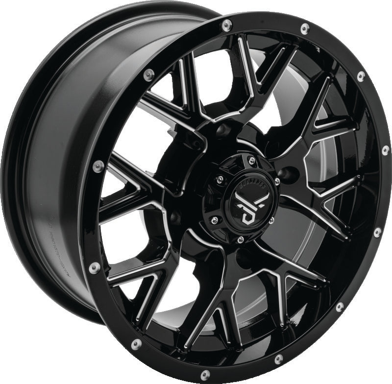QuadBoss Barbwire 14X7 - 5+2 - 4/137 - Black Machined - Racecraft Industries