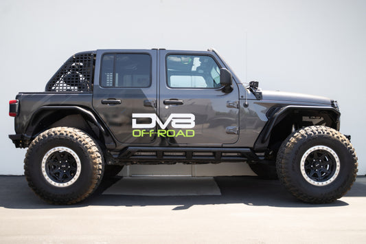 DV8 Offroad 18-23 Jeep Wrangler JL 4 Door FS-15 Series Rock Sliders - Racecraft Industries