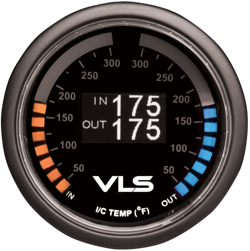Revel VLS 52mm 50-300 Deg F Dual Intercooler Temperature Gauge - Racecraft Industries