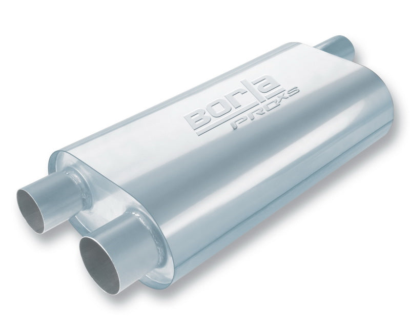 Borla Universal Oval Transverse 2.5in Inlet/Outlet 19in x 10.25in x 5.5in Turbo XL Muffler - Racecraft Industries