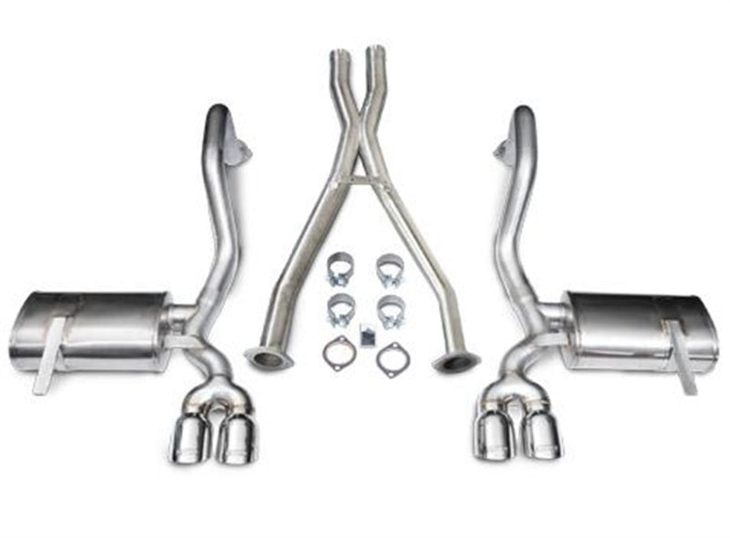 Corsa 1997-2004 Chevrolet Corvette C5 Z06 5.7L V8 Polished Xtreme Cat-Back + XO Exhaust - Racecraft Industries
