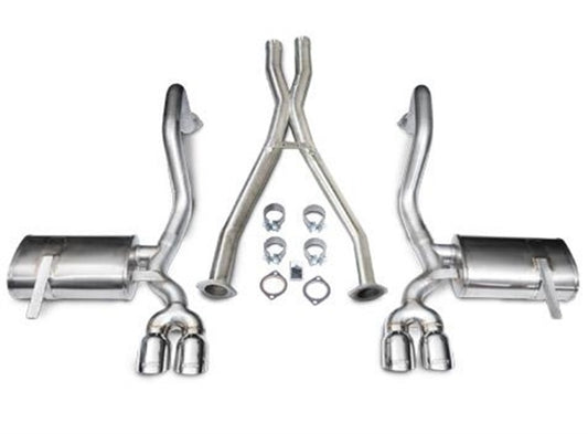 Corsa 1997-2004 Chevrolet Corvette C5 Z06 5.7L V8 Polished Xtreme Cat-Back + XO Exhaust - Racecraft Industries