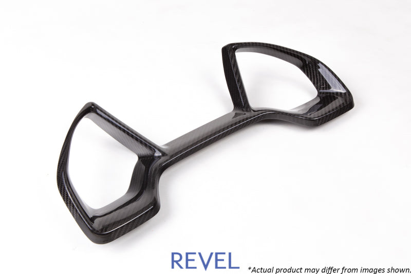 Revel GT Dry Carbon Dash Cluster Cover 16-18 Honda Civic - 1 Piece - Racecraft Industries