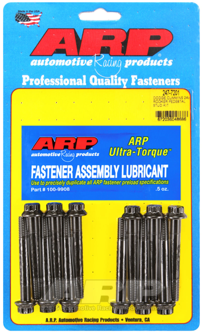 ARP Dodge Cummins 24V Rocker Pedestal Rocker Stud Kit - Racecraft Industries