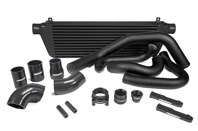 Perrin 22-23 Subaru WRX Front Mount Intercooler Kit (Black Tubes & Black Core) - Racecraft Industries