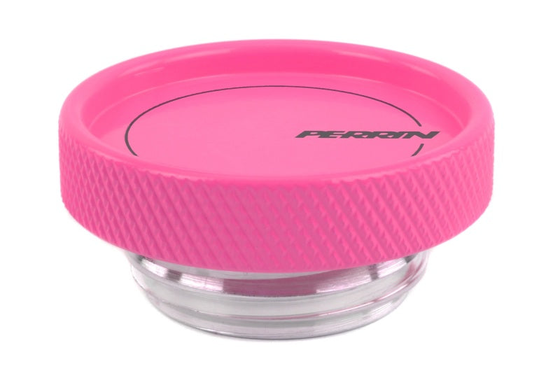 Perrin 02-21 Subaru WRX / 2022 BRZ & GR86 / 04-21 STI / 00-18 Forester XT Oil Fill Cap - Hyper Pink - Racecraft Industries