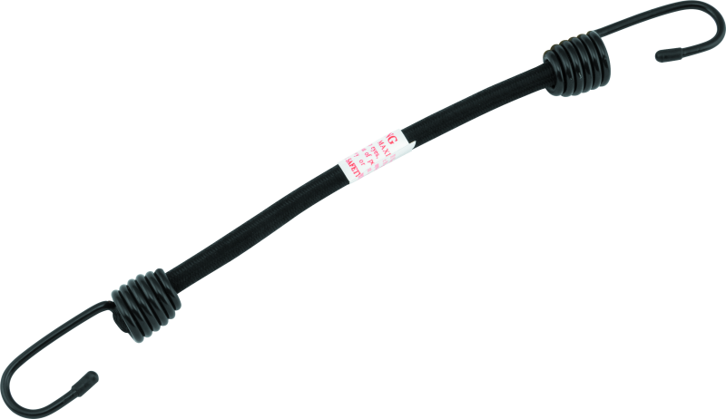 BikeMaster Bungee 12in Heavy Duty 2 Hook Black - Racecraft Industries