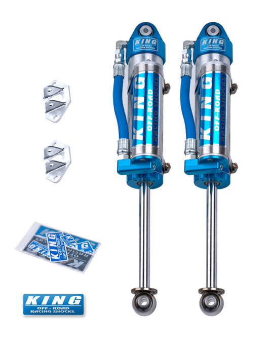 King Shocks 96-04 Toyota Tacoma (6 Lug) Rear 2.5 Dia Piggy Hose Reservoir Shock (Pair) - Racecraft Industries