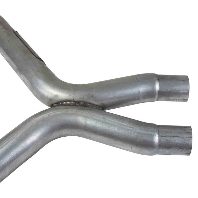 BBK 11-14 Mustang 3.7 V6 Short Mid X Pipe With Catalytic Converters 2-1/2 For BBK Long Tube Headers - Racecraft Industries