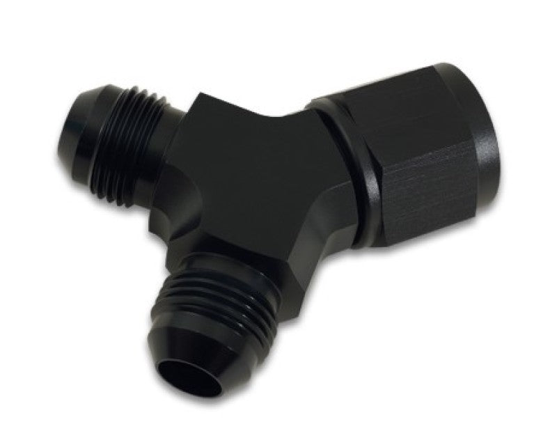 Vibrant -12AN Female x Dual -10AN Male Y-Adapter Fitting - Aluminum - Racecraft Industries