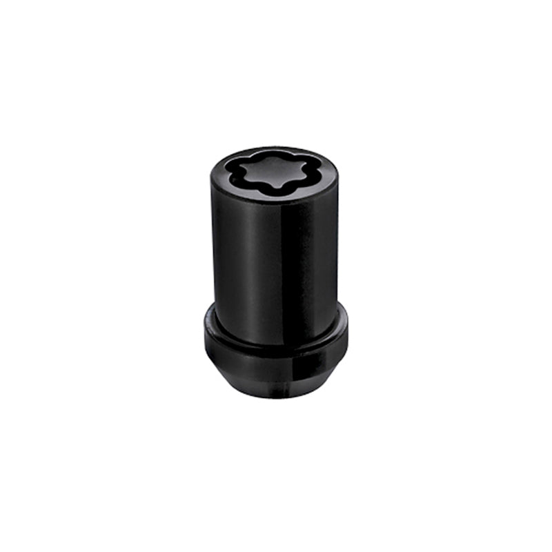 McGard Wheel Lock Nut Set - 4pk. (Tuner / Cone Seat) M12X1.5 / 13/16 Hex / 1.24in. Length - Black - Racecraft Industries