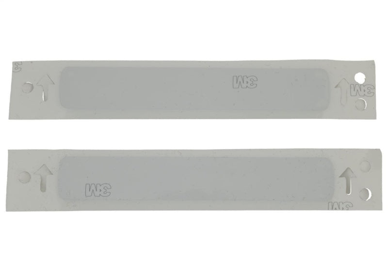 Ford Racing Black/Silver EcoBoost Emblem 3-1/2in x 9/16in - Set of 2 - Racecraft Industries