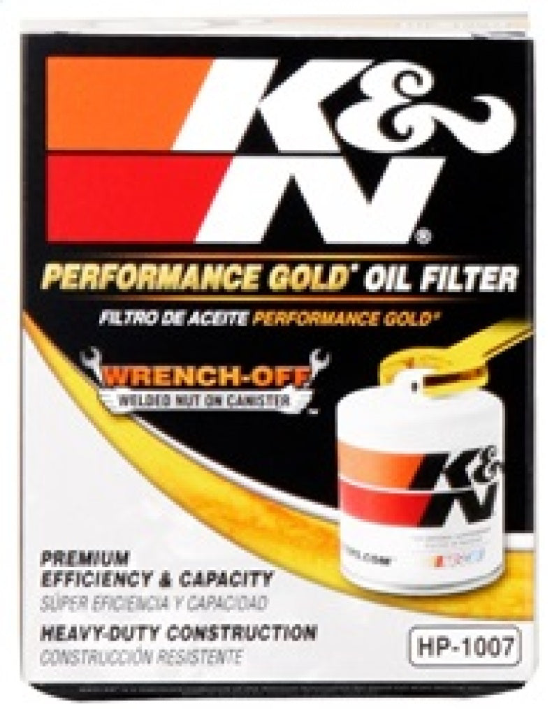 K&N Buick / Chevrolet / Oldsmobile Performance Gold Oil Filter - Racecraft Industries
