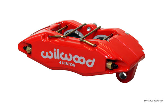 Wilwood Caliper-Dynapro Honda/Acura - Red 1.62in Pistons .83in Disc - Racecraft Industries