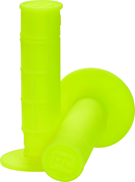 ProTaper 1/2 Waffle Grips - Neon Yellow - Racecraft Industries