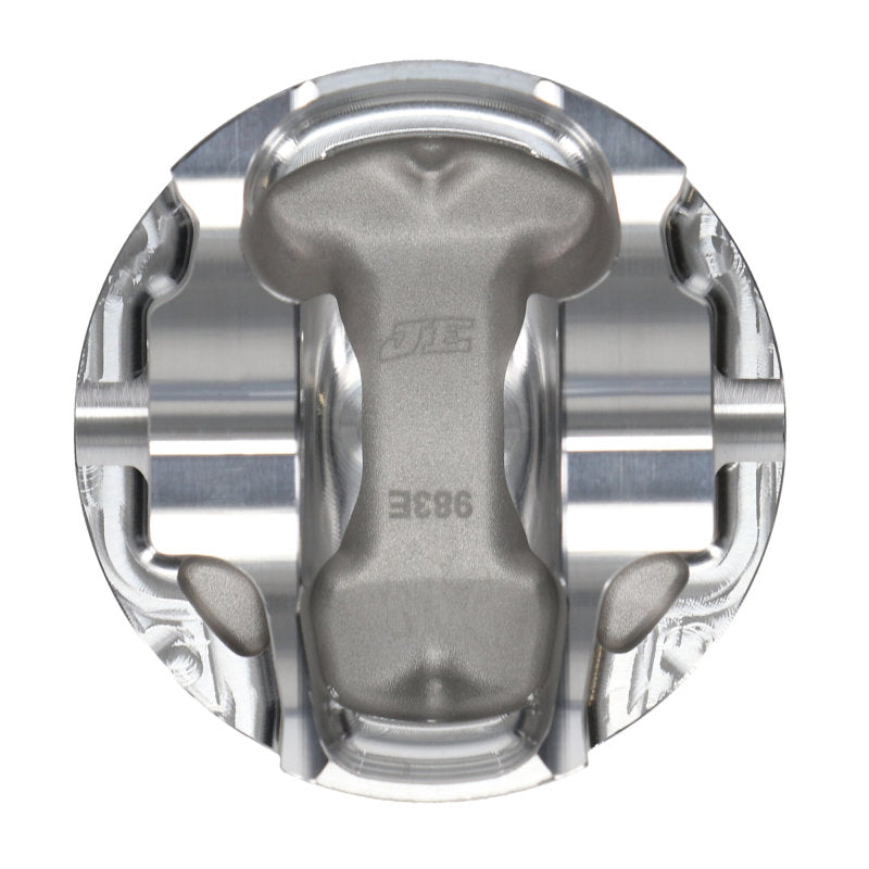 JE Pistons VW TSI 2.0 Turbo 83mm Bore +.50mm Oversize 9.6:1 CR -7.8cc Dish Piston (Set of 4) - Racecraft Industries