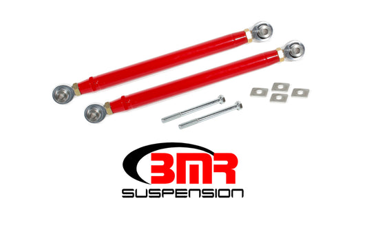 BMR 16-17 6th Gen Camaro Rear Double Adj. Rod Ends Toe Rods - Red - Racecraft Industries