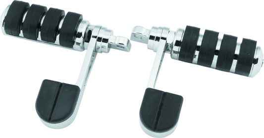 Kuryakyn ISO Peg Stirrups With Large Pegs With Male Mount Adapter (Pair) - Racecraft Industries