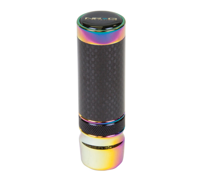 NRG Slimboy Adjustable Shift Knob (M10X1.25) Nissan / Mazda / Toyota - Carbon Fiber / Neochrome - Racecraft Industries