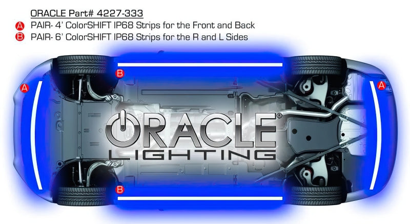 Oracle Universal LED Underbody Kit - ColorSHIFT SEE WARRANTY - Racecraft Industries