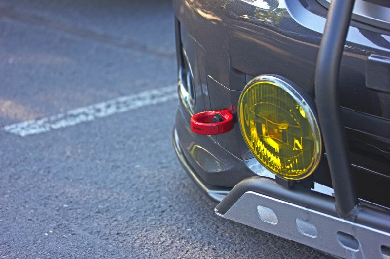 Perrin 08-14 Subaru WRX/STI Tow Hook Kit (Front) - Red - Racecraft Industries