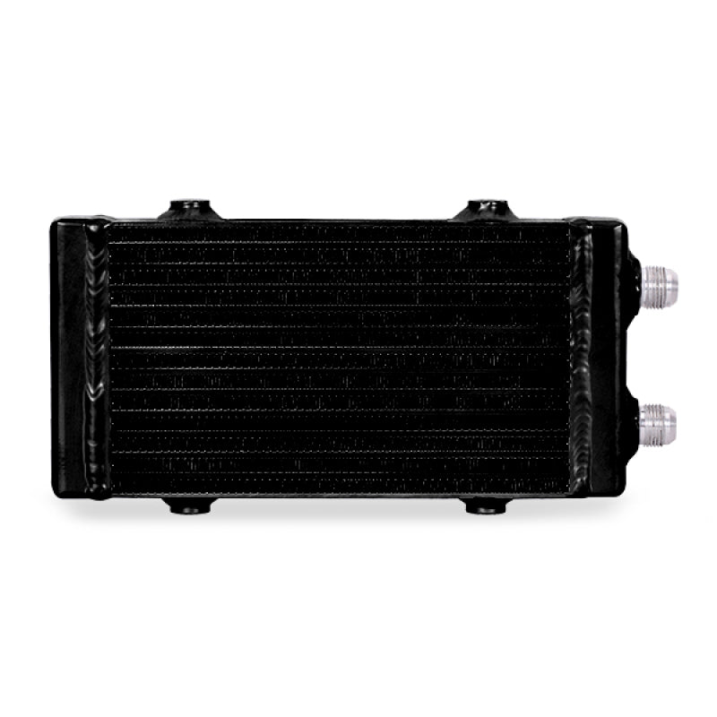 Mishimoto Universal Small Bar and Plate Dual Pass Black Oil Cooler - Racecraft Industries