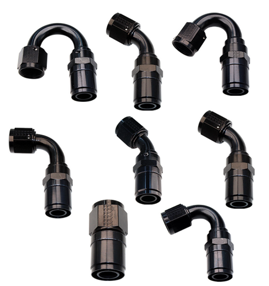 Fragola -10AN Race-Rite Crimp-On Hose End 90 Degree - Racecraft Industries