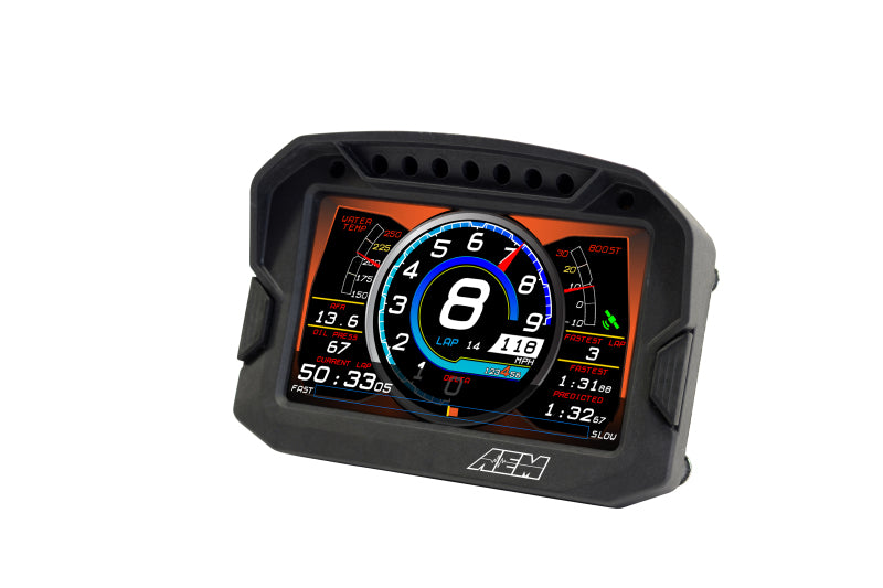 AEM CD-5LG Carbon Logging Digital Dash Display w/ Internal 10Hz GPS & Antenna - Racecraft Industries