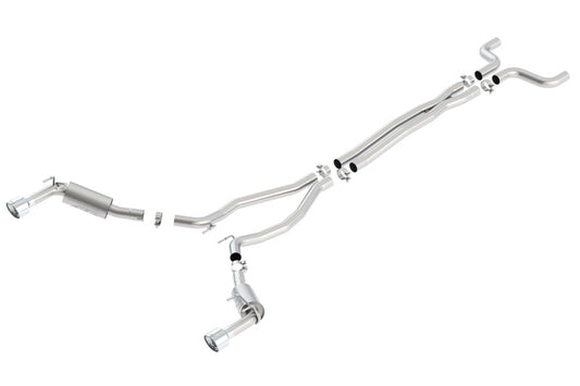Borla 14-15 Chevy Camaro SS 6.2L V8 Single Split Rear Exit ATAK Catback Exhaust - Racecraft Industries