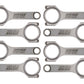Manley Chrysler 6.4L Hemi H Beam Connecting Rod Set w/ .927 inch Wrist Pins ARP 2000 Rod Bolts - Racecraft Industries