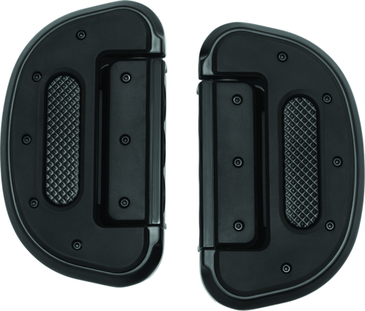 Kuryakyn Heavy Industry Passenger Floorboard Without Adapter Black - Racecraft Industries