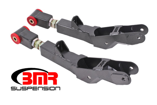 BMR 10-15 5th Gen Camaro Rear Lower Control Arms On-Car Adj. (Polyurethane) - Black Hammertone - Racecraft Industries