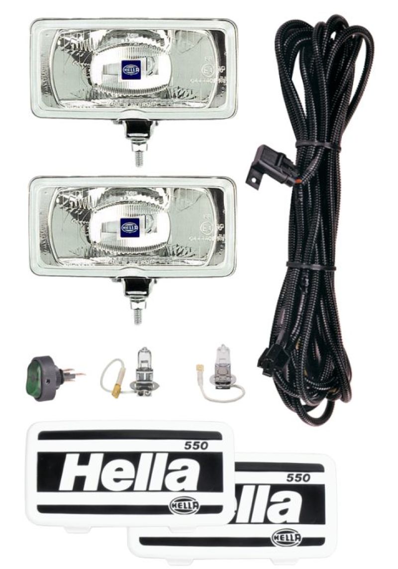 Hella 550 Series 12V/55W Halogen Driving Lamp Kit - Racecraft Industries