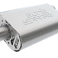 Borla CrateMuffler SBC Hot 350/383 3.0 inch Offset/Center 14in x 4.35in x 9in Oval S-Type Muffler - Racecraft Industries