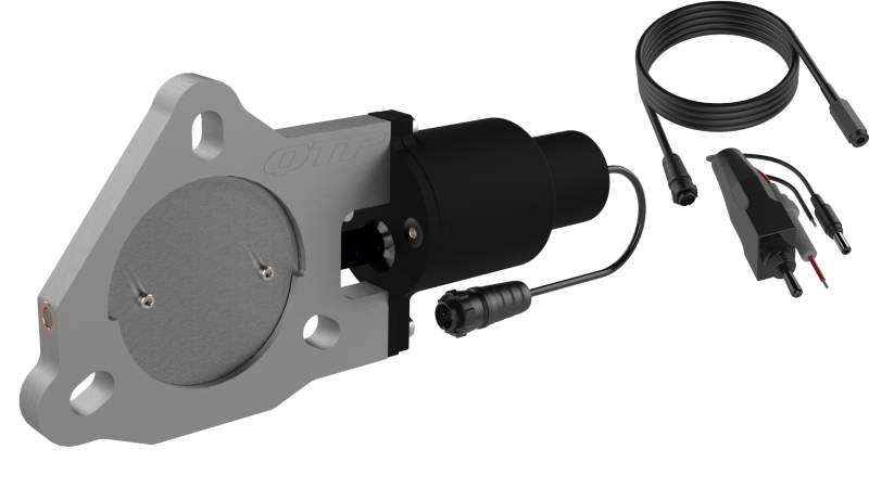 QTP 3in Bolt-On QTEC Electric Cutout Valve - Single - Racecraft Industries