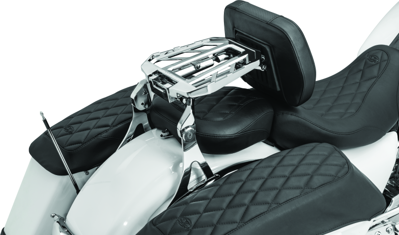 Kuryakyn Neo Driver & Passenger Backrest Chrome - Racecraft Industries