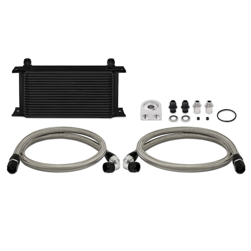 Mishimoto Universal 19 Row Oil Cooler Kit - Black - Racecraft Industries
