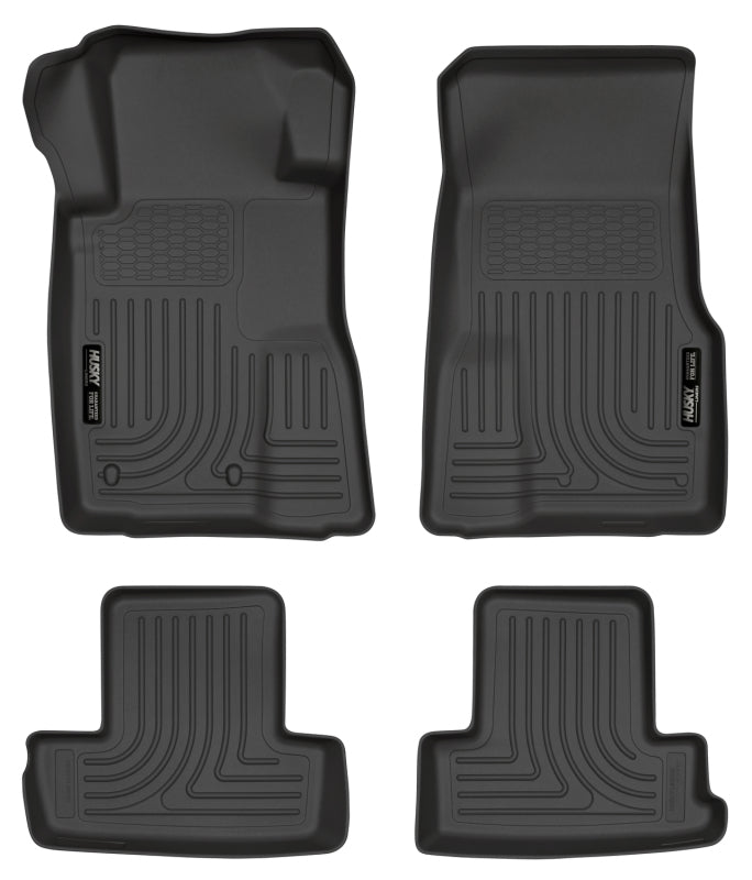 Husky Liners 10-12 Ford Mustang WeatherBeater Combo Black Floor Liners - Racecraft Industries